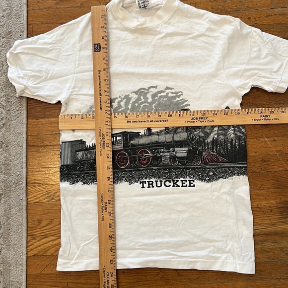Anvil vintage T-shirt with Truckee train. Rare 1987 - Picture 15 of 16